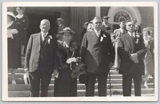 St. Patrice Quebec Real Photo Postcard RPPC People at Wedding