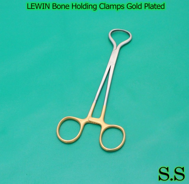 LEWIN Bone Holding Clamps Gold Plated Orthopedic Instruments eBay
