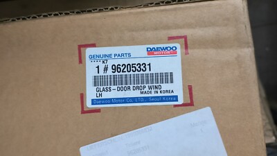 WAT317 NEU Original GM Chevrolet  GLASS-DROP WDO,RR DR 96205331