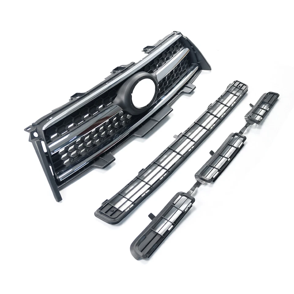 Conjunto de parachoques delantero parrilla superior e inferior para Toyota RAV4 Base/Sport 2009-2012 Foto 3 de 4