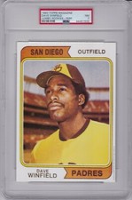 1993 Topps Magazine 1974 DAVE WINFIELD JUMBO ROOKIE PSA 7 NM SD PADRES RARE!
