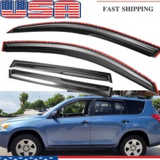 For Toyota Rav4 2006-11 2012 Mugen Style Window Visor Vent Rain Guards Deflector For Toyota Rav4 2006-11 2012 Mugen Style Window Visor Vent Rain Guards Deflector