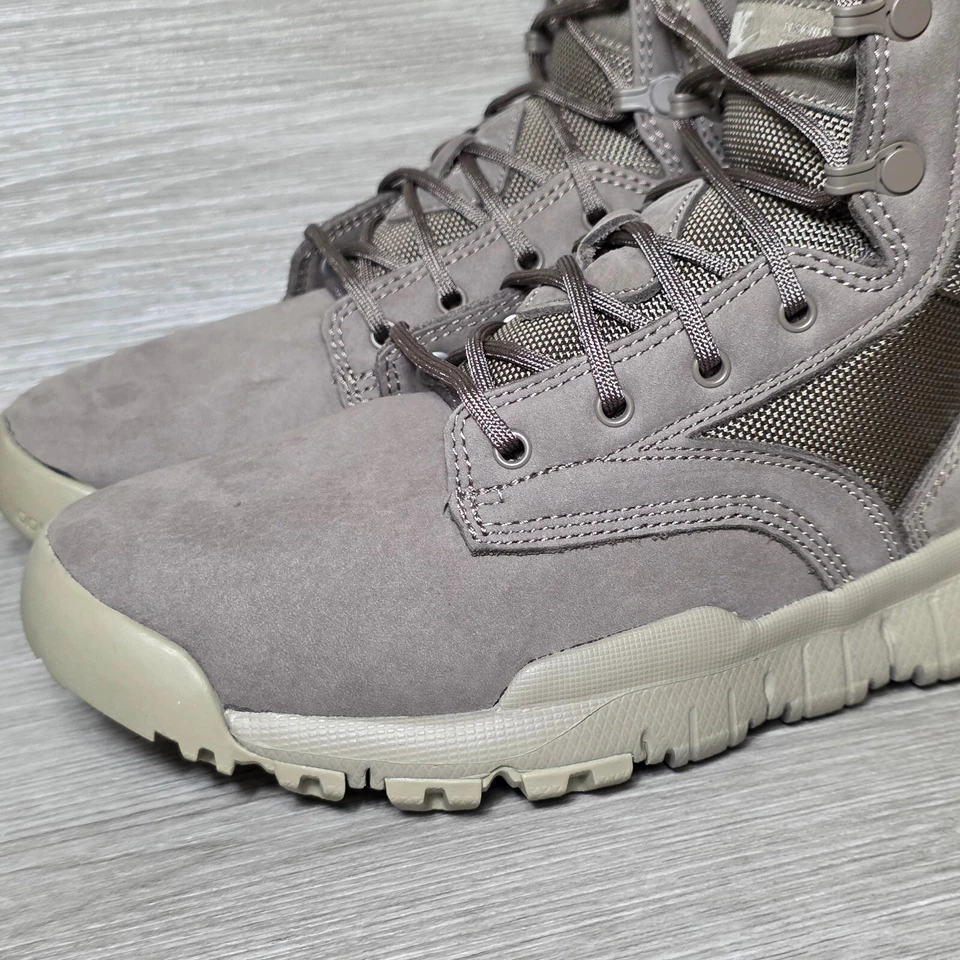 Nike Men's SFB Field 6" NSW Durable Leather Boots Size 8 Dark Mushroom Brown New - Image 3 of 4