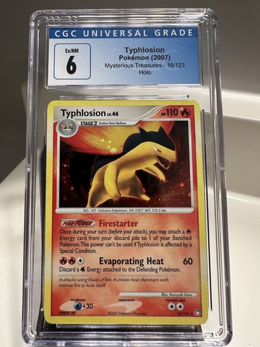 Typhlosion graded CGC 6 for sale on eBay
