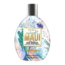 Tan Asz U Midnight Maui Double Shot, 400X Bronzer Cream, 13.5 oz