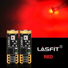 Lasfit T10 Inner RED Tail Light Bulbs for Toyota RAV4 2013-2018 Plug and Play