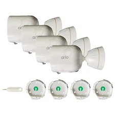 Arlo Pro 4 Add On 2K Wireless Security Camera Color Night Vision White Set Of 4