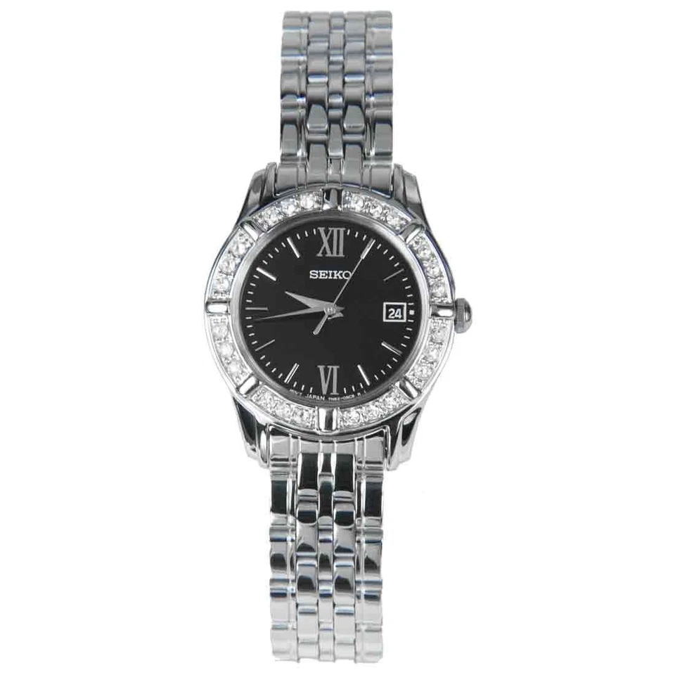 Seiko Analog Display Quartz Swarovski Crystals Women's Wrist Watch SXDE45P1