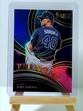 Mike Soroka 2021 Panini Select Phenoms Cosmic Prizm SP #PH-25 Atlanta Braves
