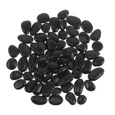 1 Bag Hot Cooking Stone: Barbecue Grilling Natural Pebble - Natural River Rock