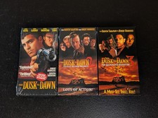 From Dusk Till Dawn TRILOGY VHS Bundle Blood Money Hangmans Daughter Tarantino