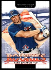 Reed Johnson 2002 Donruss The Rookies #85 Blue Jays MLB READ FREE SHIPPING