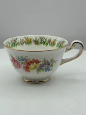 Royal Chelsea Daffodils Tea Cup Only, Fine Bone China, Made in England
