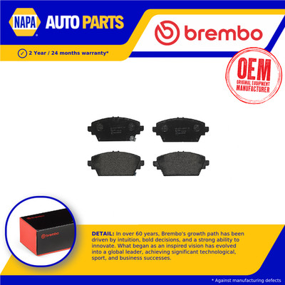 Brake Pads Set fits NISSAN PRIMERA P12, WP12 2.2D Front 2002 on YD22DDT Brembo