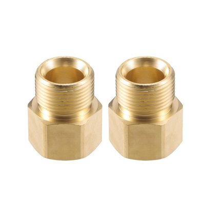 #ad Pressure Washer Connector M22x1.5 Female Adapter Brass Screw Hose Connector ... $15.02
