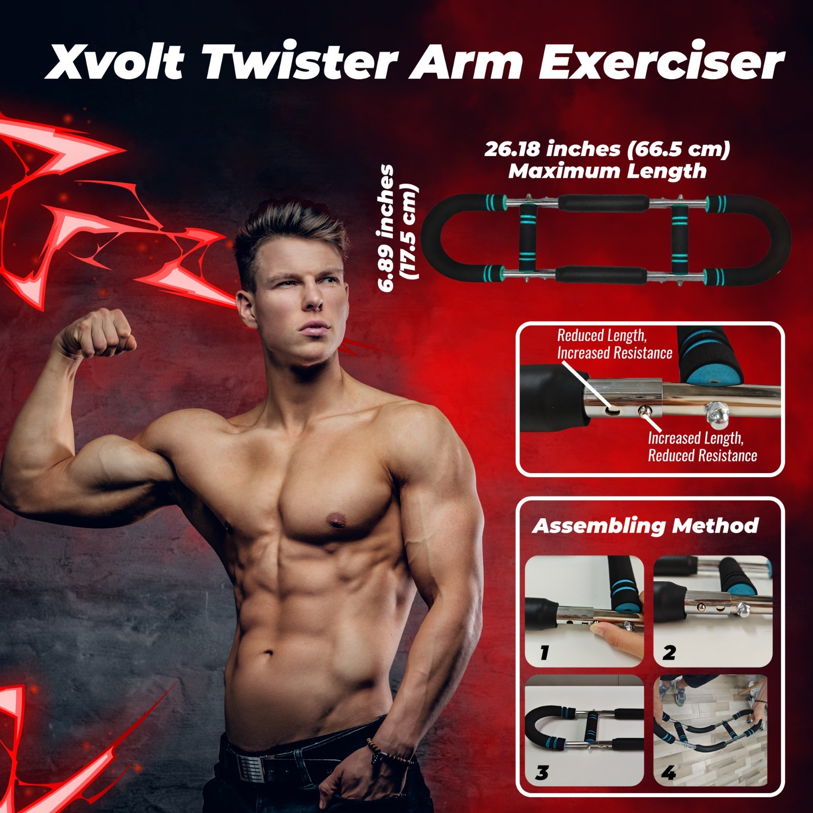Xvolt Twister Arm Trainer Chest Workout Equipment