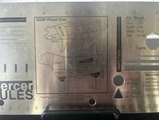 Mercer Culinary Mercer Rules Culinary Ruler Two Sided Culinary Tool