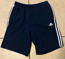 NWOT Adidas Originals 3-Stripes Cotton Navy Shorts - Mens Medium