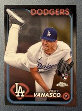 2024 Topps Chrome Update Ricky Vanasco ROOKIE #USC60 Los Angeles Dodgers RC Base