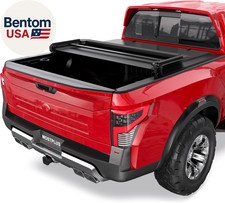 Tri-Fold Soft Vinyl Truck Bed Tonneau Cover Compatible with 2005-2025 Nissan Fro