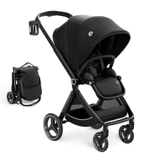 EMU Reversible Baby Stroller with Seat Full-Size Infant Black 