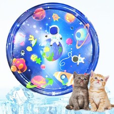 Dog Cooling Mat Cat Cooling Pad Summer Pet Bed Kennel Cushion Blue Space