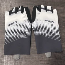 Cycling Gloves, For Summer, Finger Cut, With Cushion Pad Size XXL