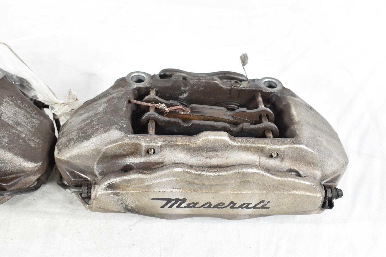 ♻️ 2014-2019 MASERATI GHIBLI BASE RWD FRONT BRAKE CALIPER SET 4 PISTON OEM