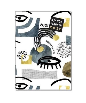 2021-2022 16 Ayl?k Ajanda - Blue, Kolektif