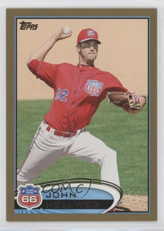 2012 Topps Pro Debut Gold 35/50 John Hellweg #95 07rd
