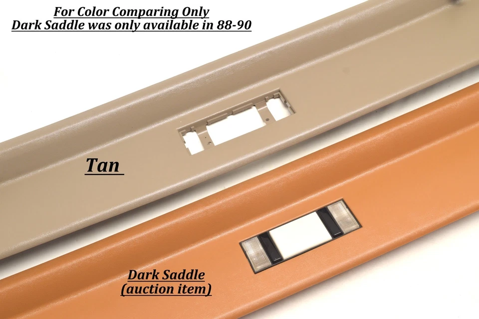 88-90 Chevy GMC OBS cabina única cúpula trasera techo panel de ajuste sillín oscuro Foto 2 de 4