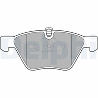 LP1956 Delphi Bremsbelagsatz, Scheibenbremse FüR Bmw,Bmw (Brilliance)