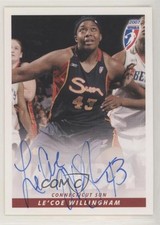 2007 Rittenhouse WNBA Le'coe Willingham Auto n1u