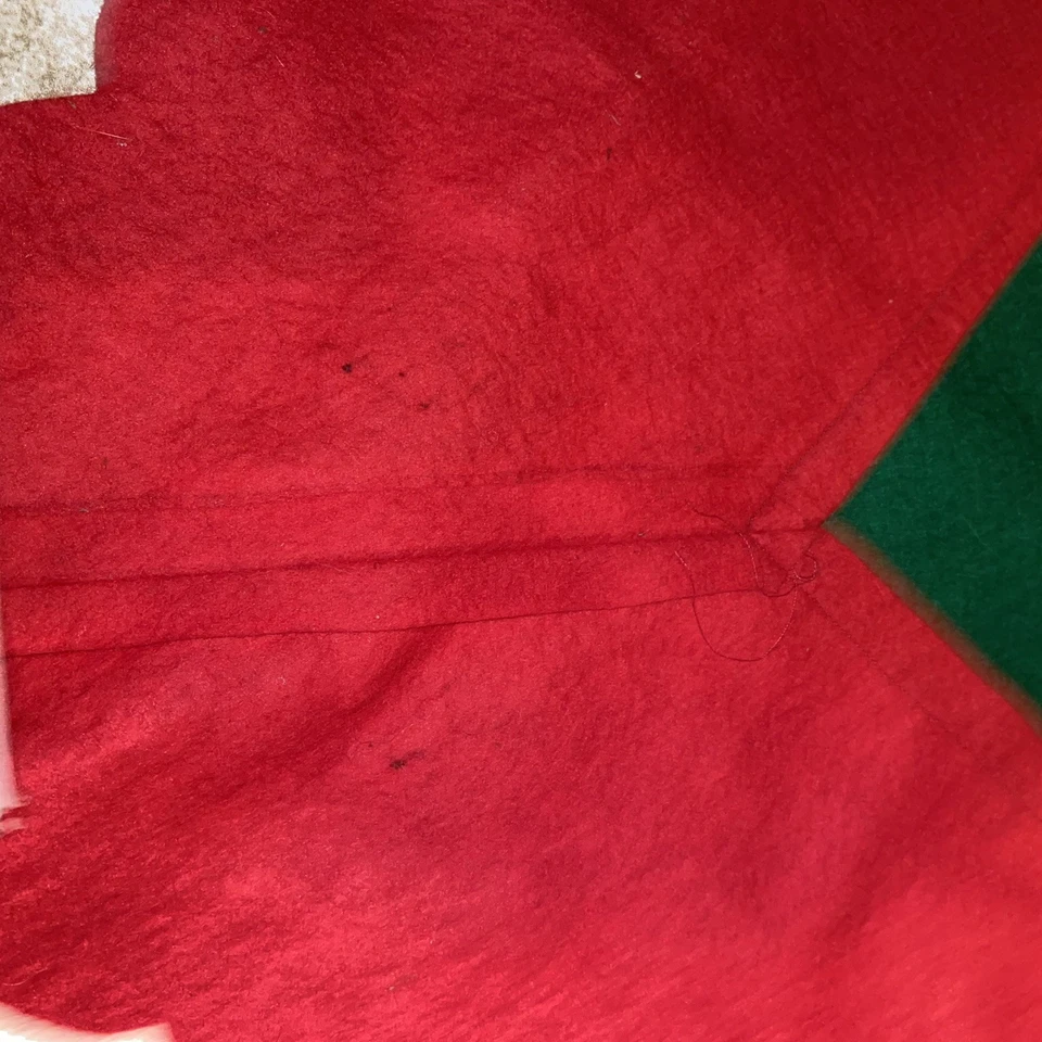 Vintage Bridge/ Poker Card Table Cover With Hand Stitched Boarder 32”x32” - Image 4 of 4