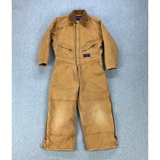 Walls Zero-Zone Coveralls Youth 8 Brown Insulated Duck Canvas Workwear Z15505BW