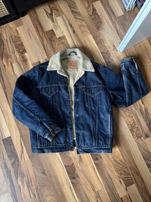 Levi s Herren Sherpa Trucker Jeansjacke gefüttert / Größe XL