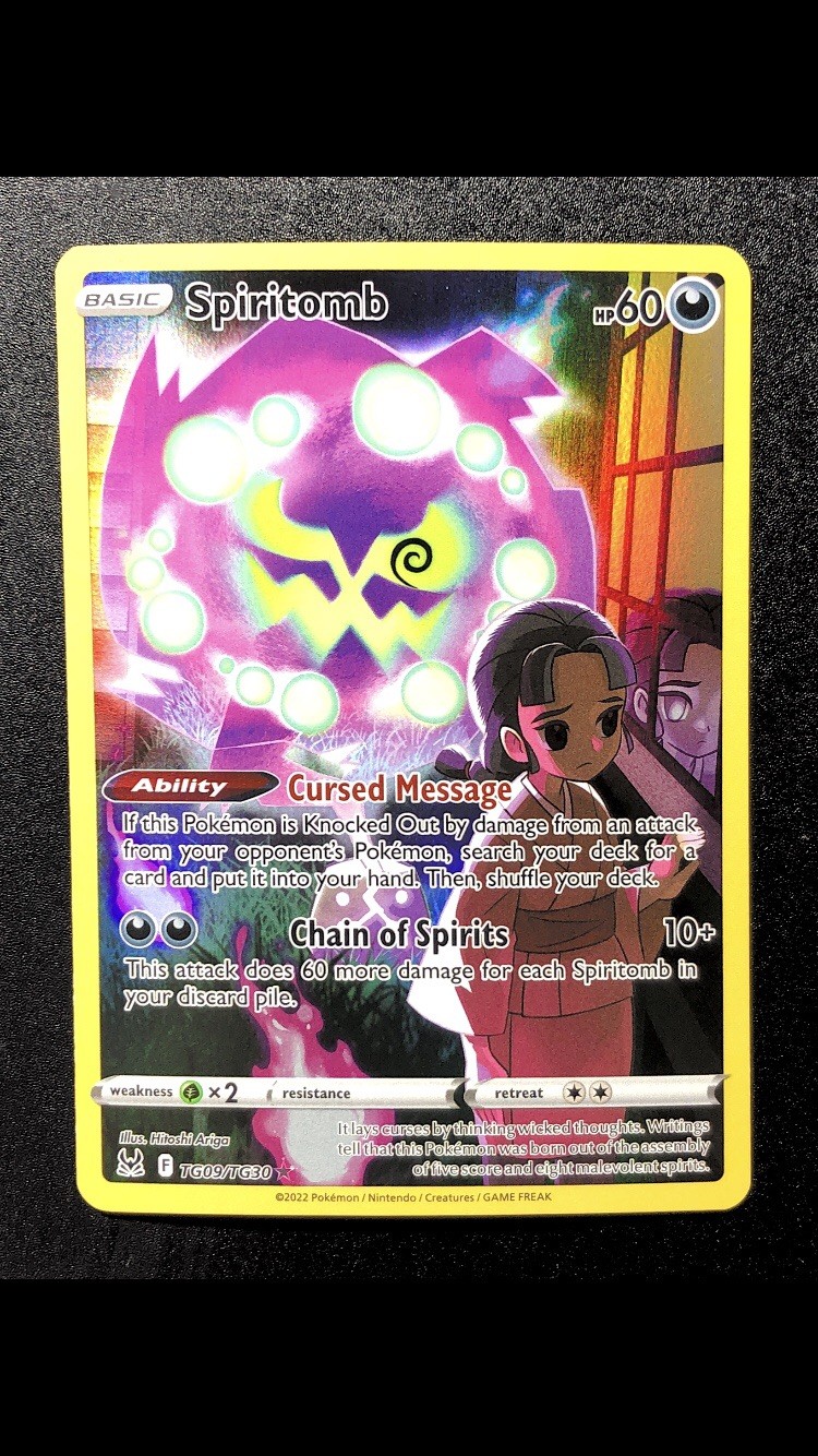 Spiritomb NM Holo TG09/TG30 Lost Origin Trainer Gallery SWSH11 English Pokémon