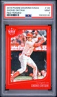 156100141 Shohei Ohtani 2019 Panini Diamond Kings #124 Framed Red SP PSA 9