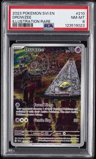 2023 POKEMON SVI EN-SCARLET & VIOLET ILLUSTRATION RARE #210 DROWZEE PSA 8