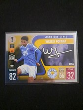2021-22 WESLEY FOFANA #440 SIGNATURE STYLE TOPPS UEFA CHAMPIONS LEAGUE CARD 