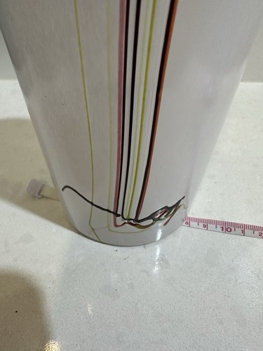 Vintage Kosta Boda Signed Swedish Art Glass Rainbow π Vase By Bertil Vallien - Foto 12 di 15