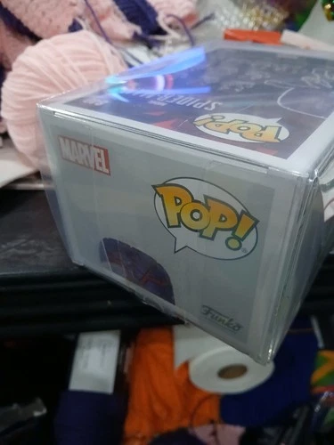 Funko Pop Marvel #840 Miles Morales Programmable Suit Spider-Man Glow Gamestop