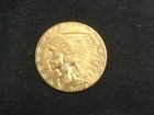 1927 Gold United States $2.5 Dollar Indian Head Quarter Eagle Coin