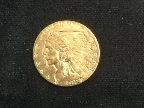 1927 Indian Quarter Eagle — photo from the most recent tracked eBay sale
