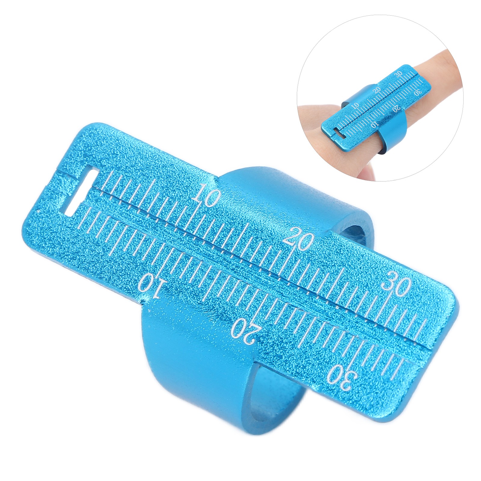 Blue Endo Gauge Finger Ruler Endodontic Span Measure Scale Instruments Ring❀