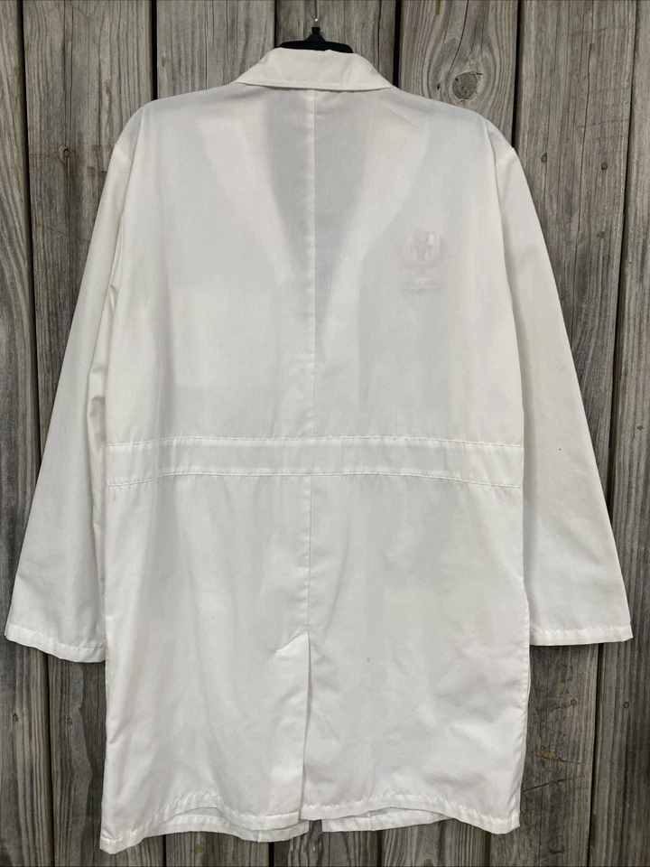 Dickies 36” Long Men's Consultation Lab Coat 81404 DWHZ White SZ44 - Image 3 of 3