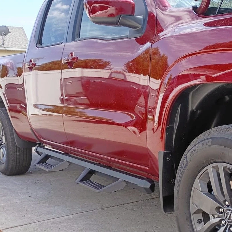 Drop Steps For 2005-2026 Nissan Frontier Crew Cab 4" Running Boards Side Bar Foto 3 de 4