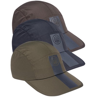 Beretta Waterproof Cap Hat Mens Womens Green Moss Brown Bark Black