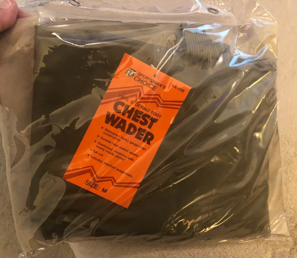 Sportsman’s Choice Waders Vinyl Stocking Foot Size Medium New! - Image 2 of 2