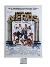 Revenge Of The Nerds Cast Signed Full Sized Movie Poster Exact Photo Proof